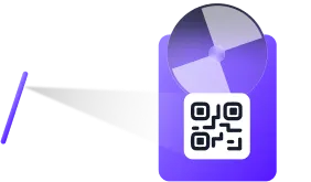 Customers scan the QR Code