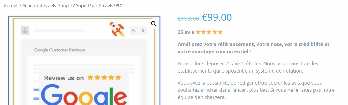 Illegal Google review buying platform with a Google review bot