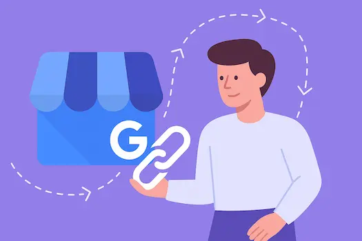 Connecting a Google Business Profile account to create the Google review link