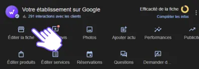 Editing the profile to optimize a Google Business Profile