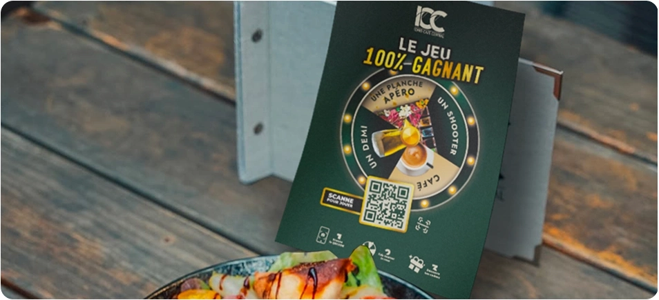 Up Review prize game for your restaurant's local SEO