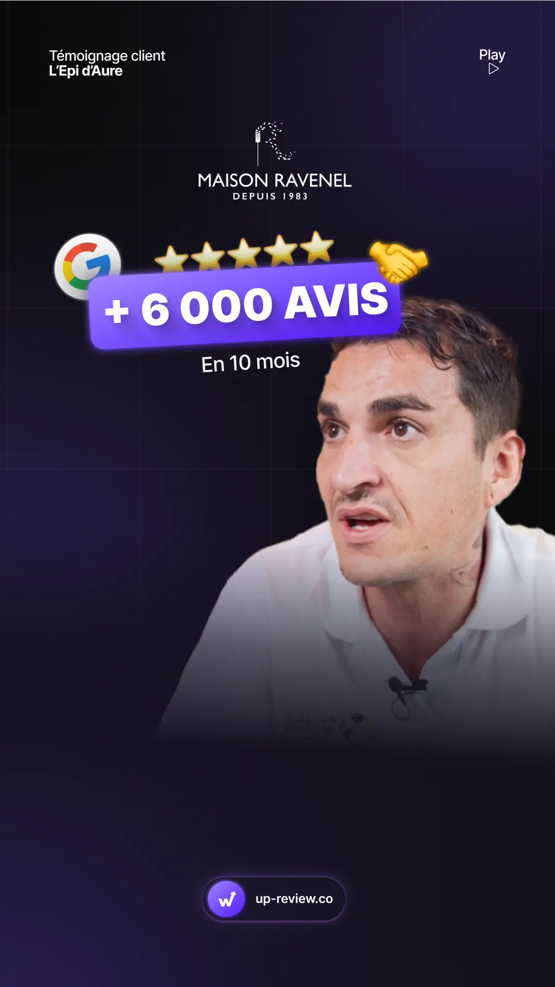 Témoignage vidéo de L'Épi d'Aure (Maison Ravenel) : +6 000 avis Google en 10 mois