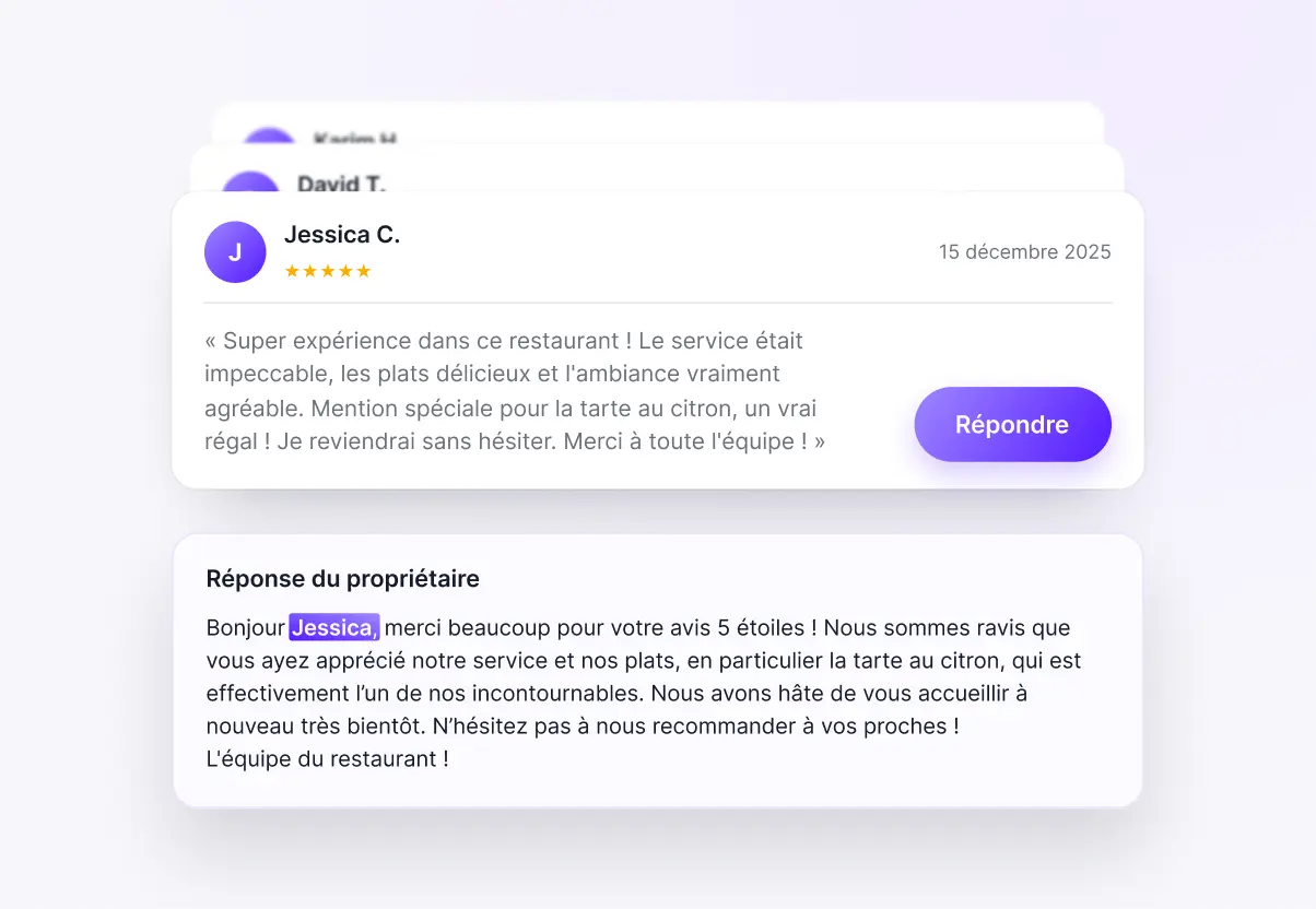 Custom review reply templates in Up Review