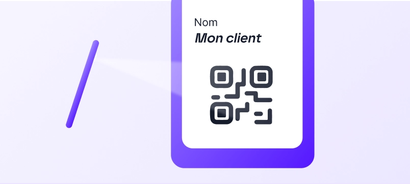 Scanning the loyalty card QR code