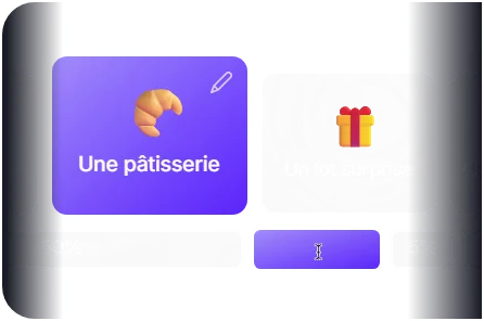 Configuration des lots et des probabilités de gain