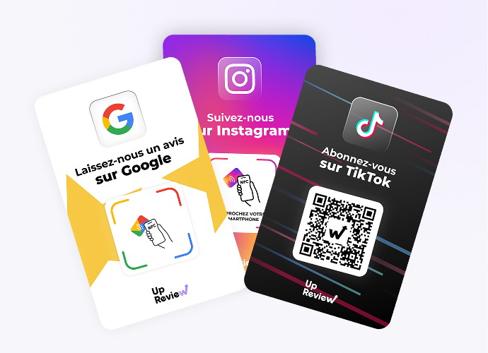 Up Review NFC card set up with your Google listing