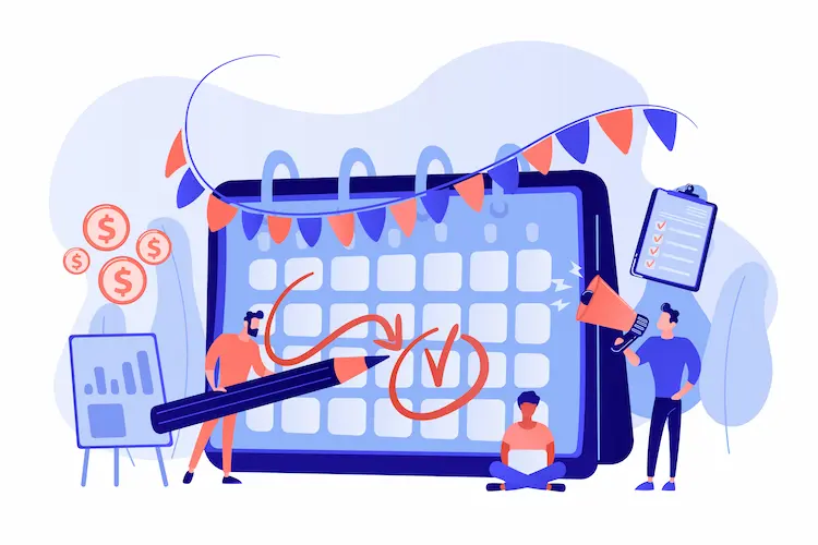 Image intro pour votre calendrier marketing marronnier