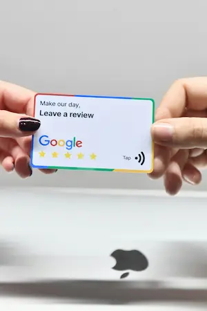 Une carte NFC pour répondre à un avis google
