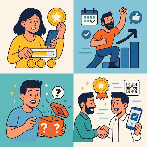 Five mechanics for customer loyalty with gamification