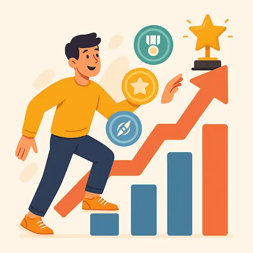 Referral for customer loyalty with gamification