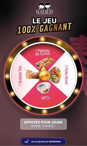 Roue cadeaux comme jeux concours pour avis Google