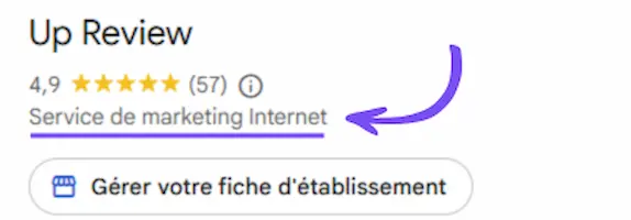 Choix de la catégorie principale pour optimiser une fiche Google Business Profile