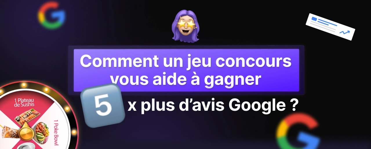 Comment notre jeu concours fait gagner 5x plus d'avis Google ?